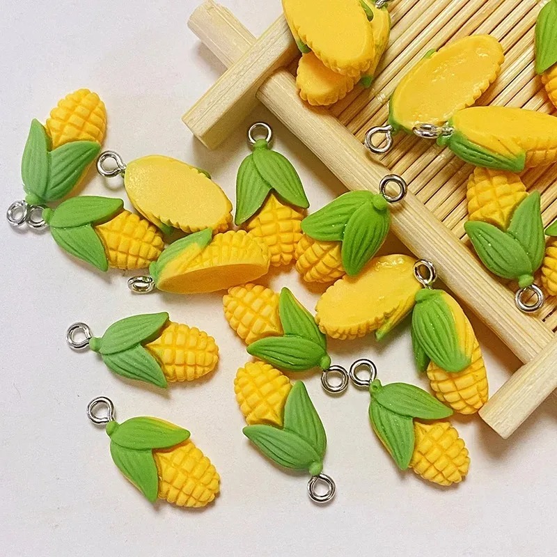 Resin Crafts Diy - 20 adet komik Mini mısır sebze