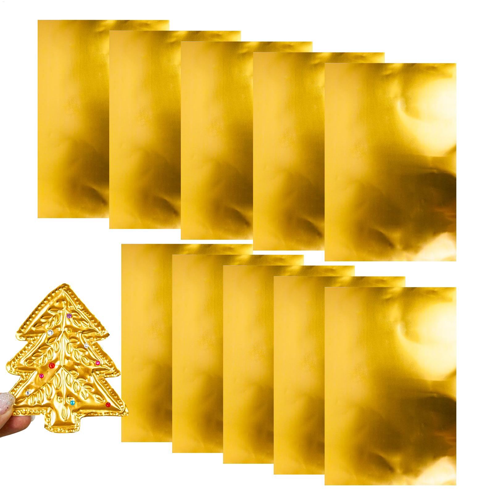 Gold Foil Flakes - 20x30 cm Alüminyum Folyo El Sanatları