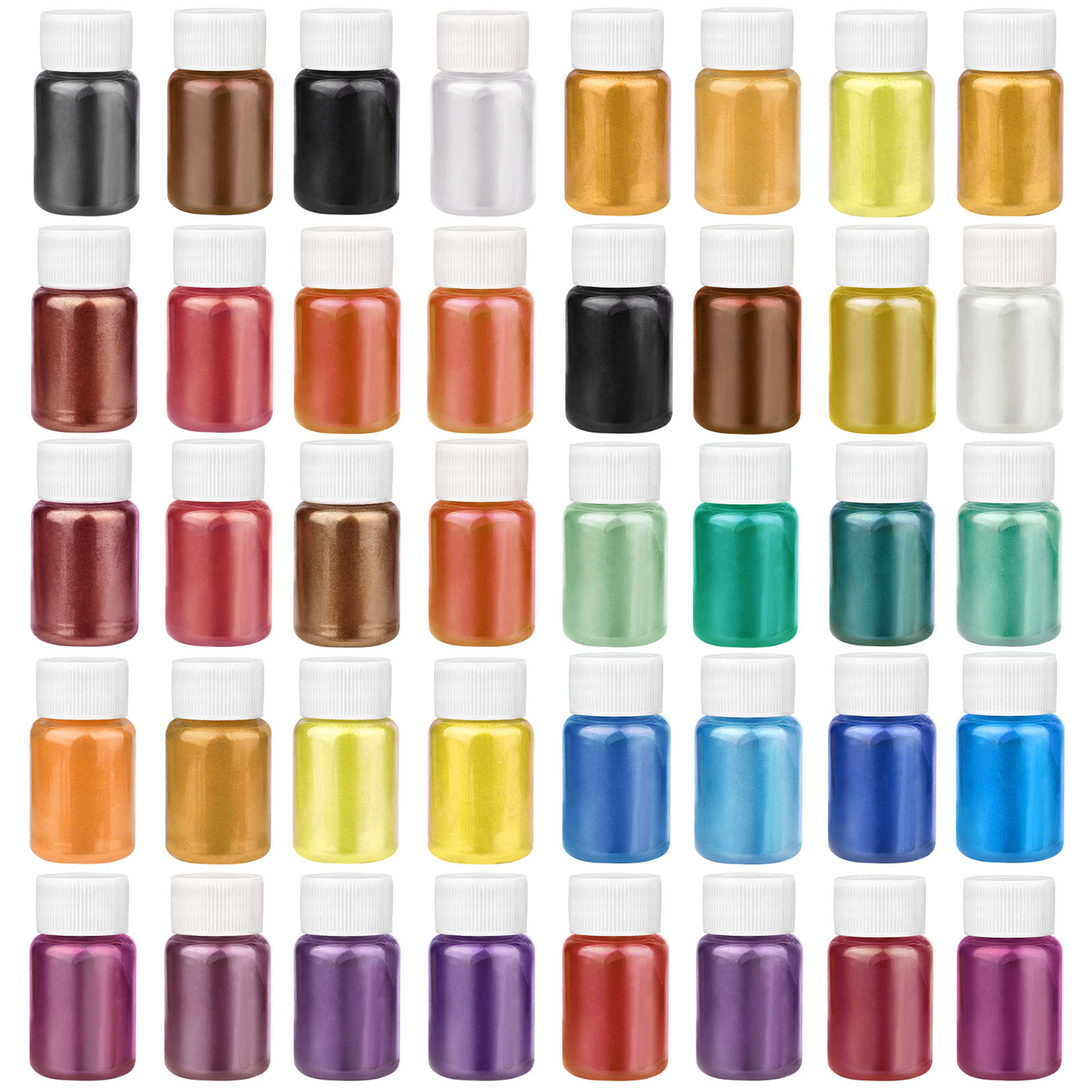 Resin Pigment Set - 4 renk/Set sedefli toz reçine pigment