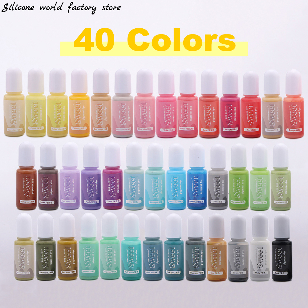 Resin Dye Alcohol - Silikon Dünya 10ML Düz Renkli Reçine