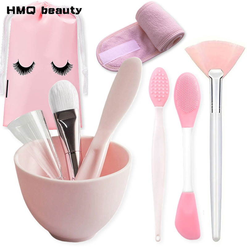 Mixing Cup Silicone - 9 adet/takım silikon yüz maskesi karıştırma