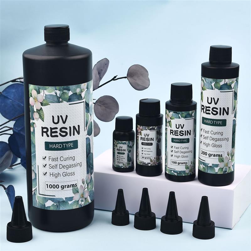 Epoxy Uv Resin Kit - Sert UV reçine tutkal Crystal Clear