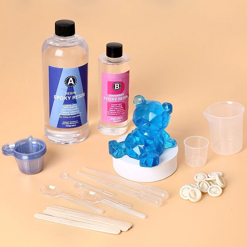 Mixing Cup Silicone - Epoksi Reçine Kiti Kristal Temizle Kolay
