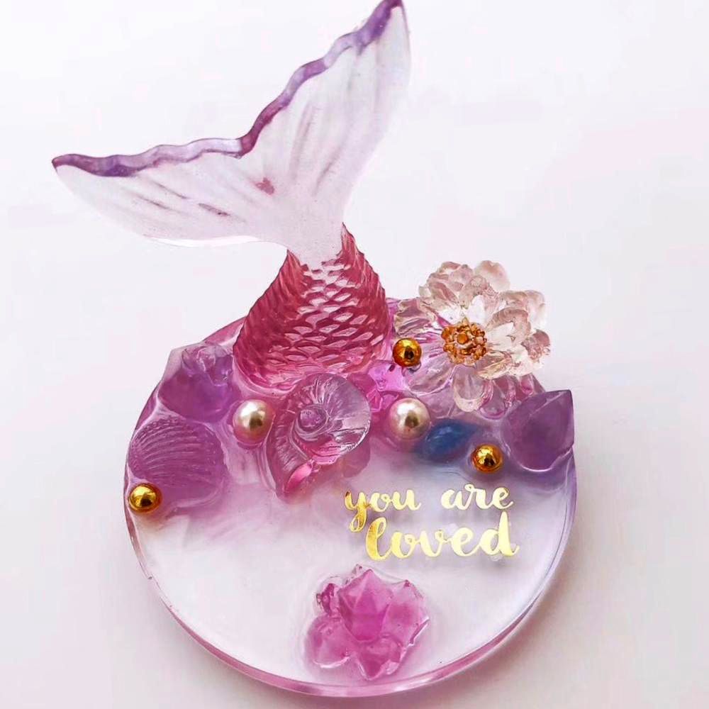 Coaster Mold Round - DIY Zanaat Silikon Sıvı Sanat Fincan