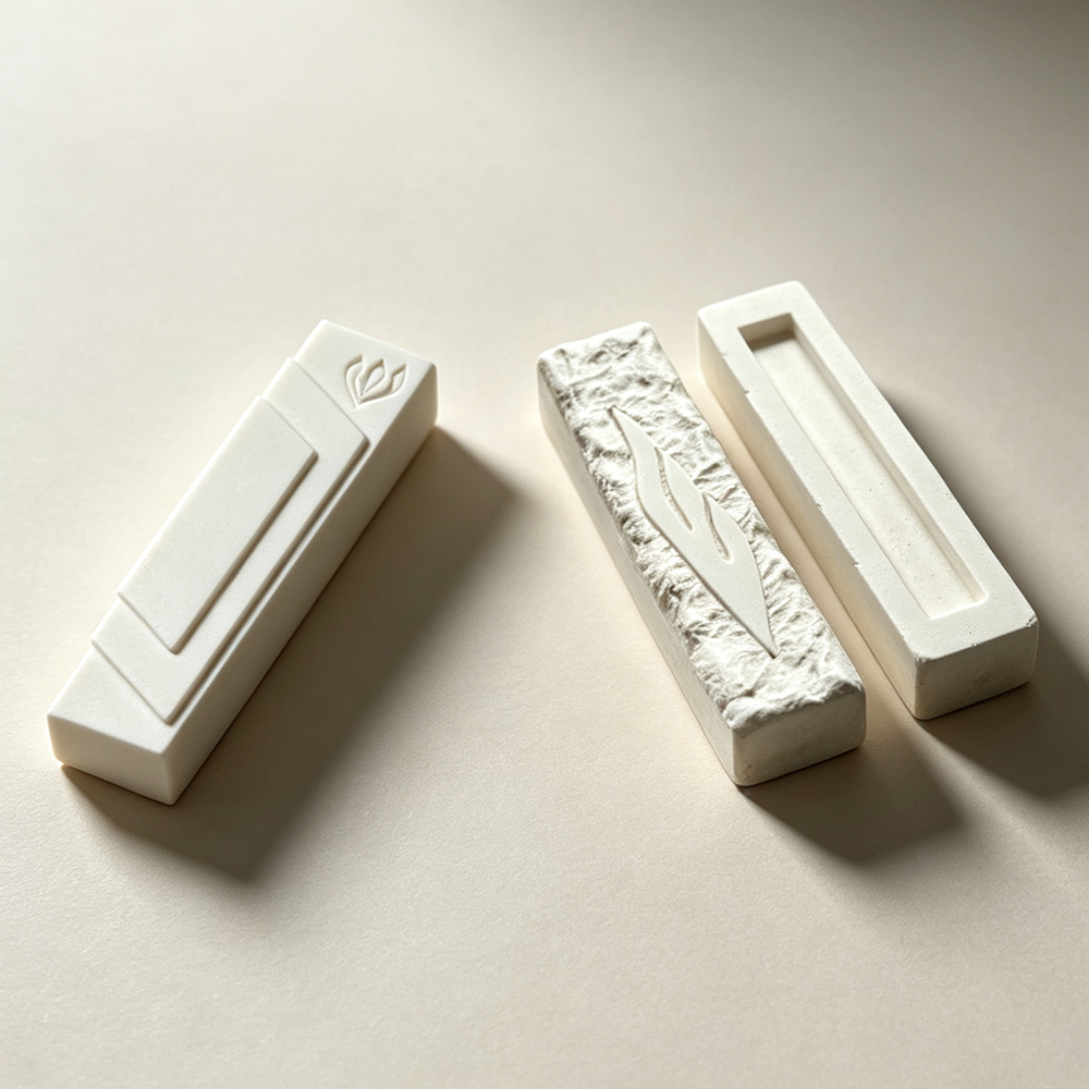 Serving Tray Mold - Mezuzah Kutusu için Dikdörtgen Silikon Kalıp