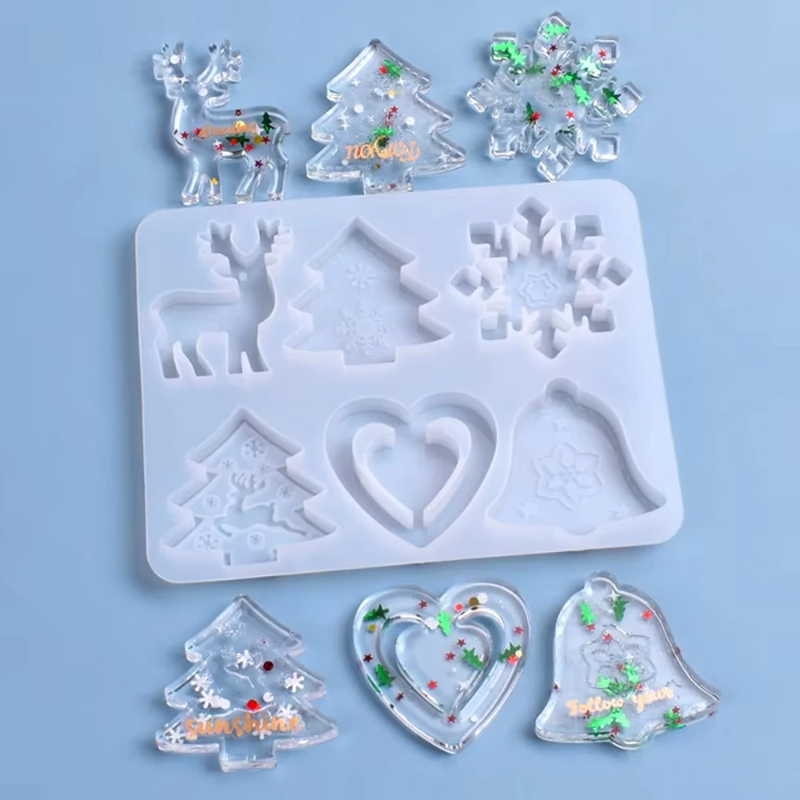 Resin Jewelry Kit - Noel Kalıbı DIY Reçine Kristal Epoksi