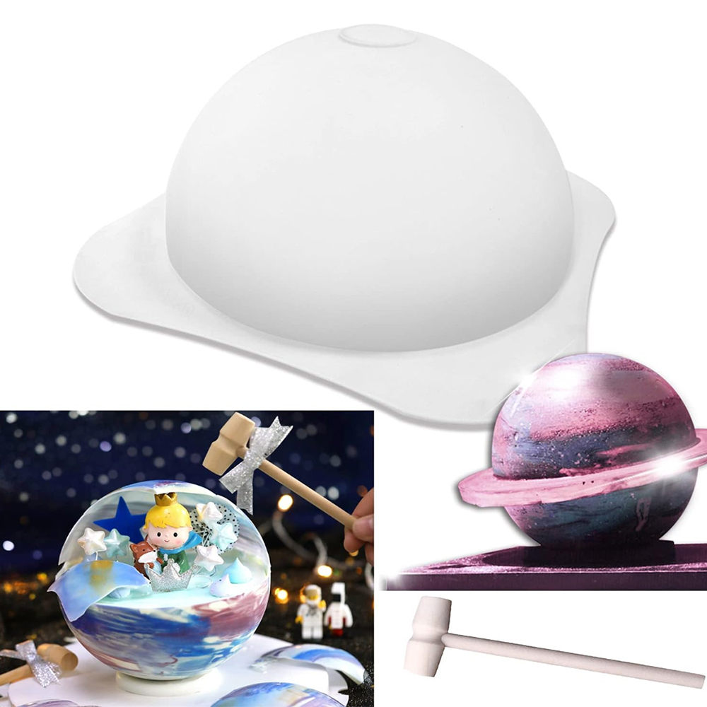 1/3 adet büyük silikon yarımkü - Coaster Mold Round incelemesi ve fiyatı
