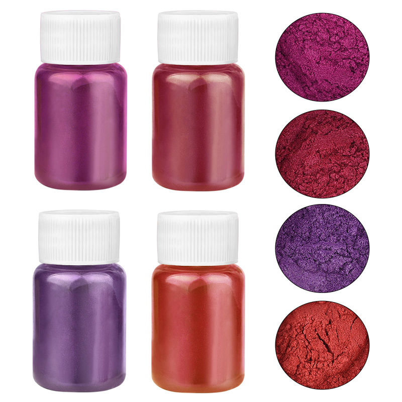 4 renk/Set sedefli toz reçine  - Resin Pigment Set incelemesi ve fiyatı