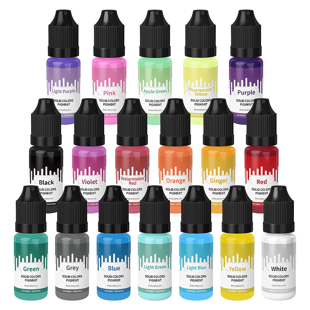 18 renk 10 ml Macaron Katı Pas - Resin Pigment Set incelemesi ve fiyatı
