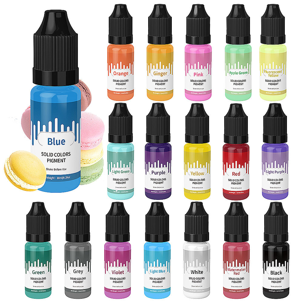 18 renk 10 ml Macaron Katı Pas - Resin Pigment Set incelemesi ve fiyatı