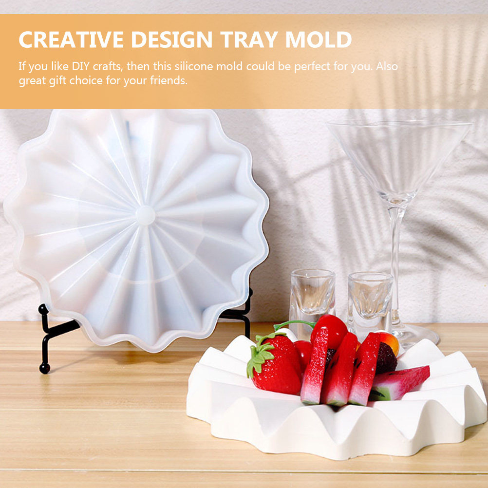 Premium Esnek Silikon Dalgalı  - Serving Tray Mold incelemesi ve fiyatı