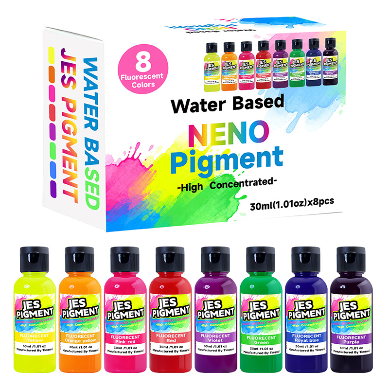 8 renk/set floresan pigment, ş - Resin Pigment Set incelemesi ve fiyatı