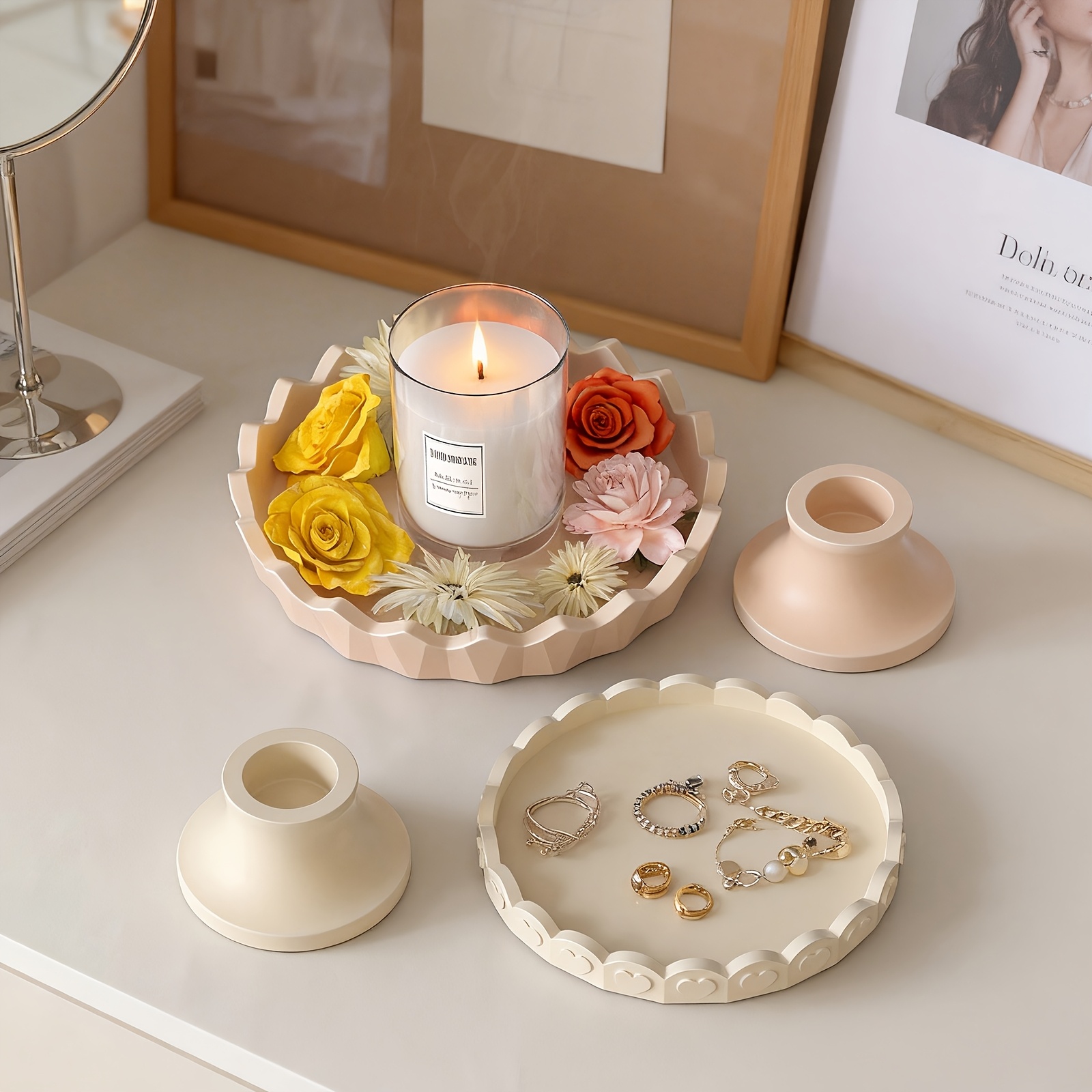 2 adet Silikon Tepsi Kalıp Set - Resin Jewelry Kit incelemesi ve fiyatı