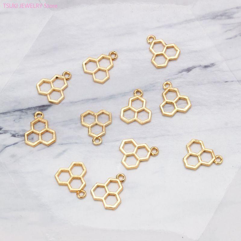 62KE 10x/Set Altın Petek Kolye - Bezels Set Pendant incelemesi ve fiyatı