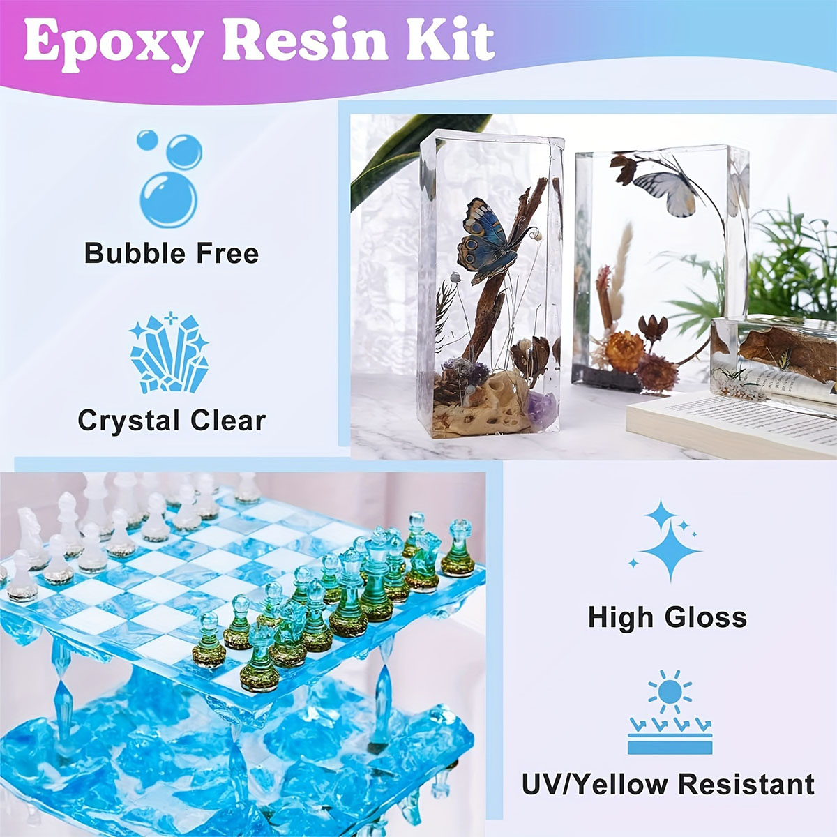 125ml/250ml Kristal Berraklığı - Resin Jewelry Kit incelemesi ve fiyatı