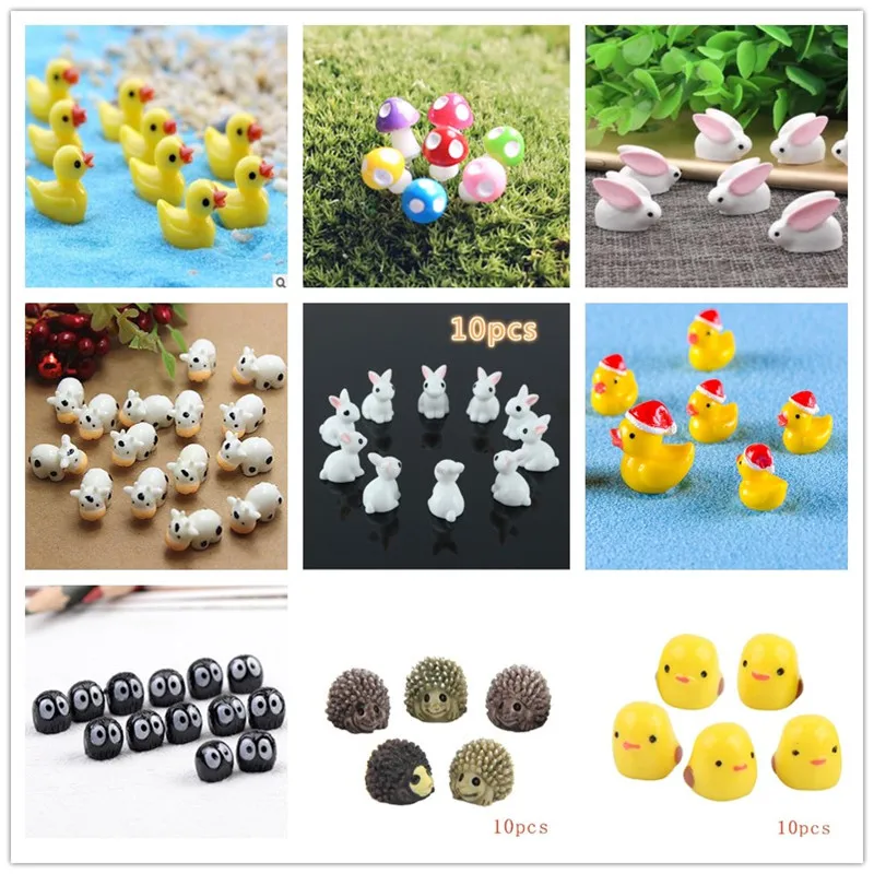 10 adet/kirpi ve İnekler/sevim - Terrarium Moss Art incelemesi ve fiyatı