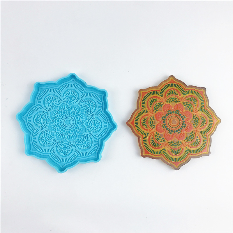 Mandala Coaster silikon kalıp  - Coaster Mold Round incelemesi ve fiyatı