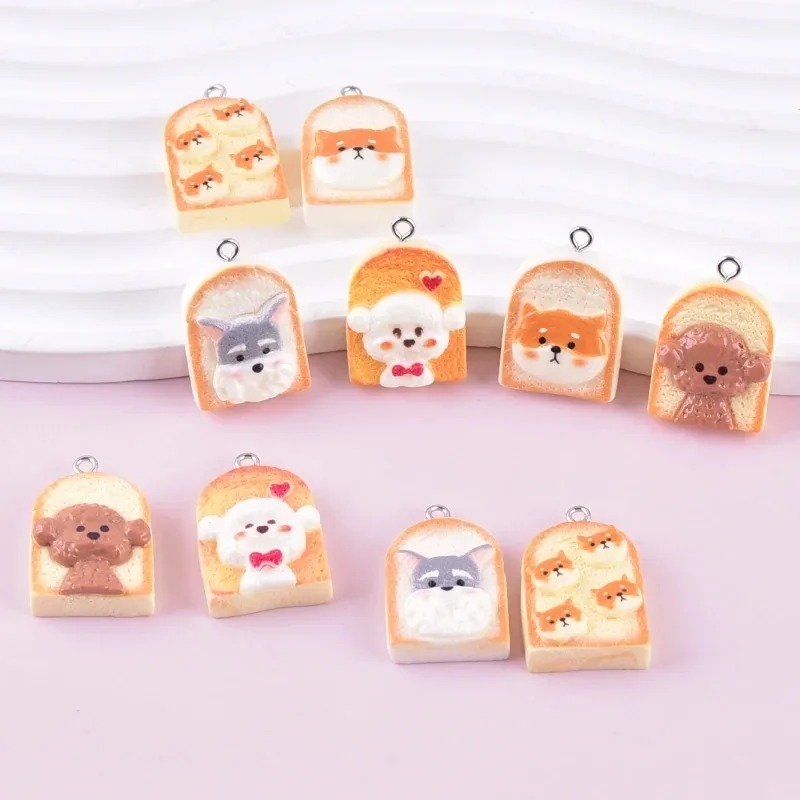 10 adet sevimli tost köpek reç - Resin Craft Supplies incelemesi ve fiyatı