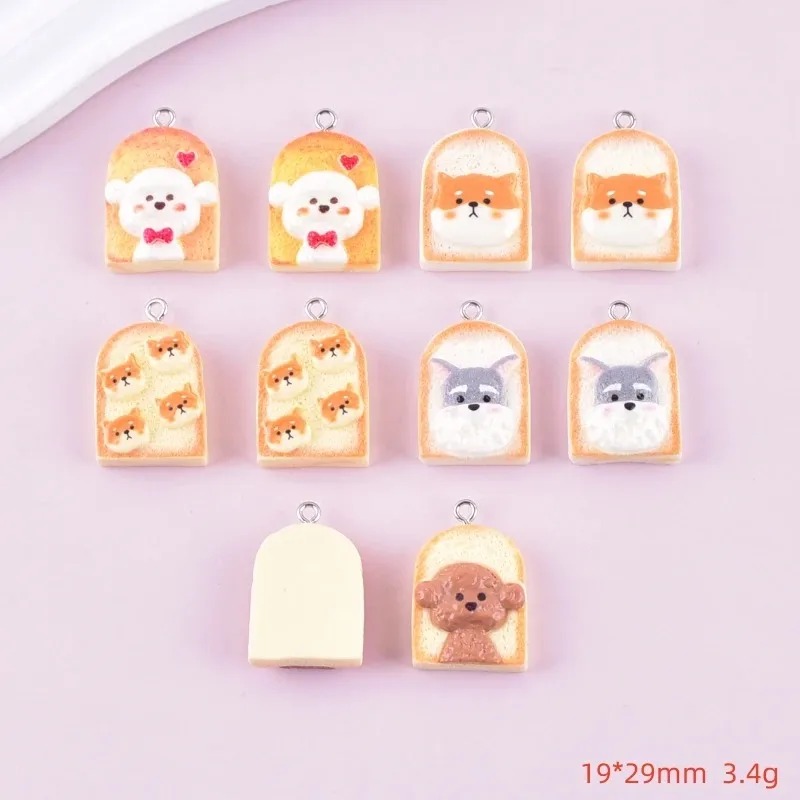 10 adet sevimli tost köpek reç - Resin Craft Supplies incelemesi ve fiyatı