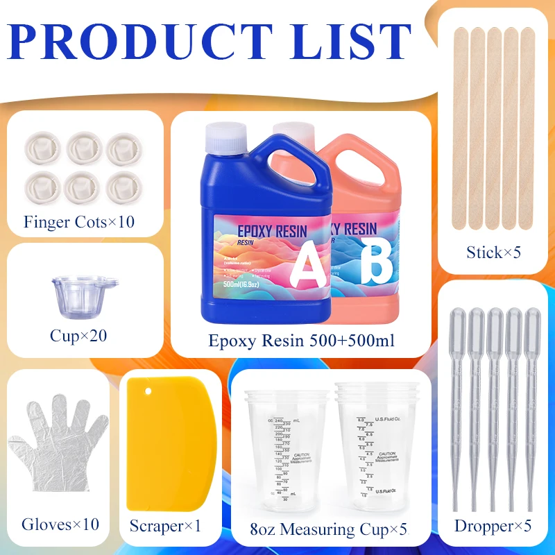 Kolay Karıştırılan Epoksi Reçi - Epoxy Uv Resin Kit incelemesi ve fiyatı