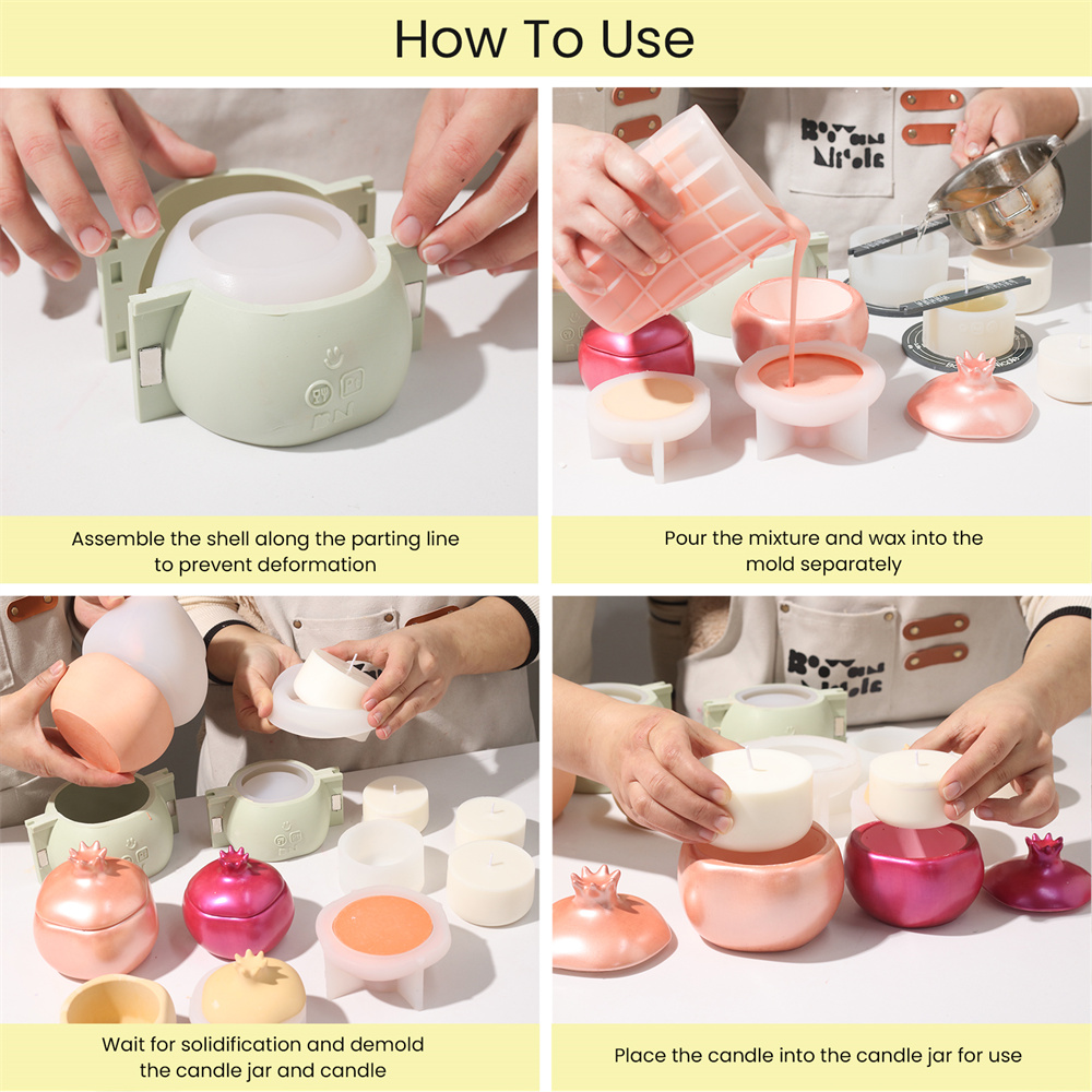 Nicole Nar Beton Mum Kavanoz v - Serving Tray Mold incelemesi ve fiyatı
