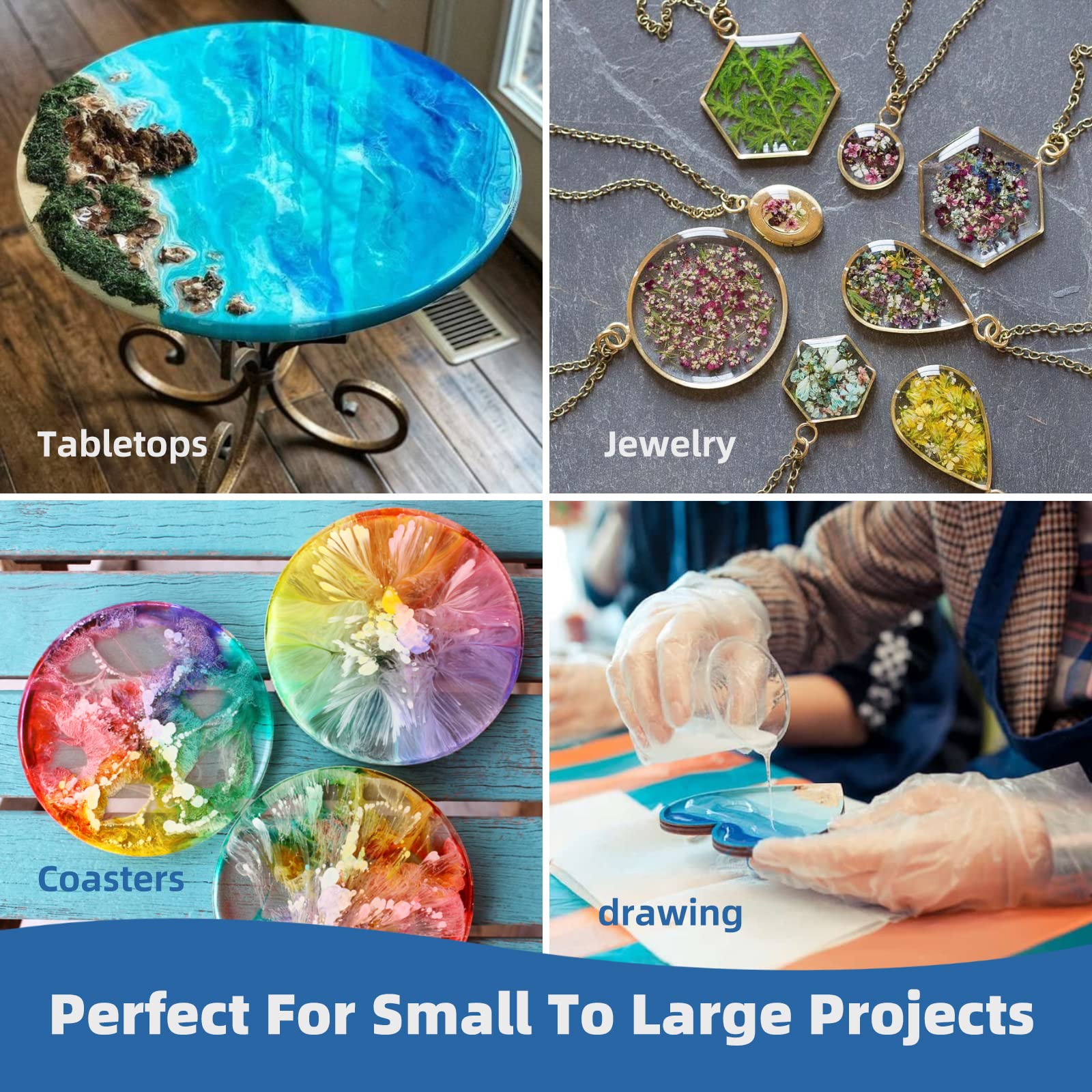 250ml-1000ml Epoksi Reçine Dök - Resin Jewelry Kit incelemesi ve fiyatı