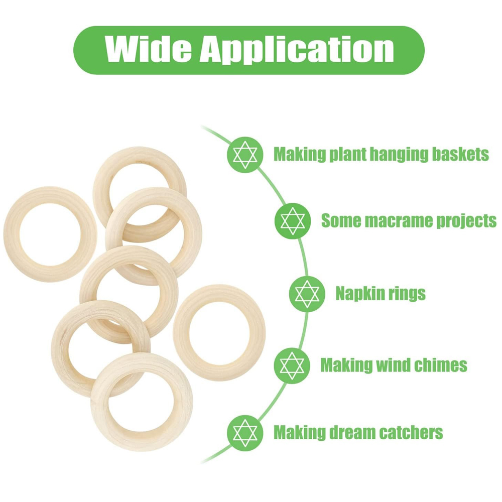 20 adet ahşap yüzükler zanaat  - Wood Ring Blank incelemesi ve fiyatı