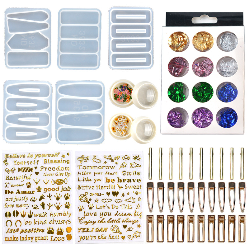 DIY epoksi reçine saç tokası s - Resin Jewelry Kit incelemesi ve fiyatı