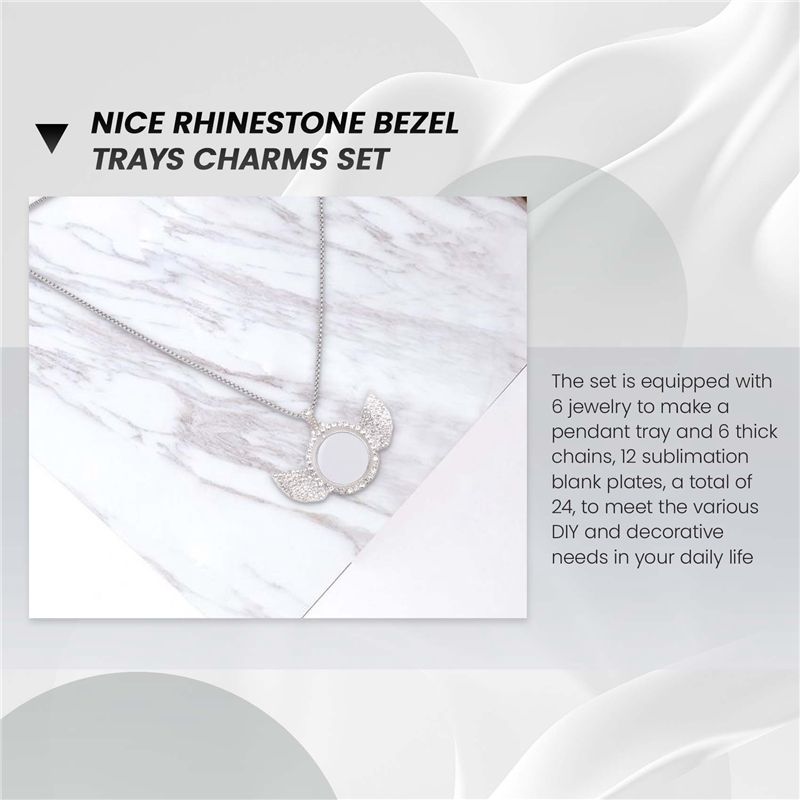 Stok Miktarı 24 Adet Süblimasy - Bezels Set Pendant incelemesi ve fiyatı