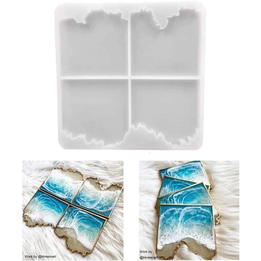 Okyanus Dalgası Bardak Altlığı - Resin Ocean Wave Mold incelemesi ve fiyatı