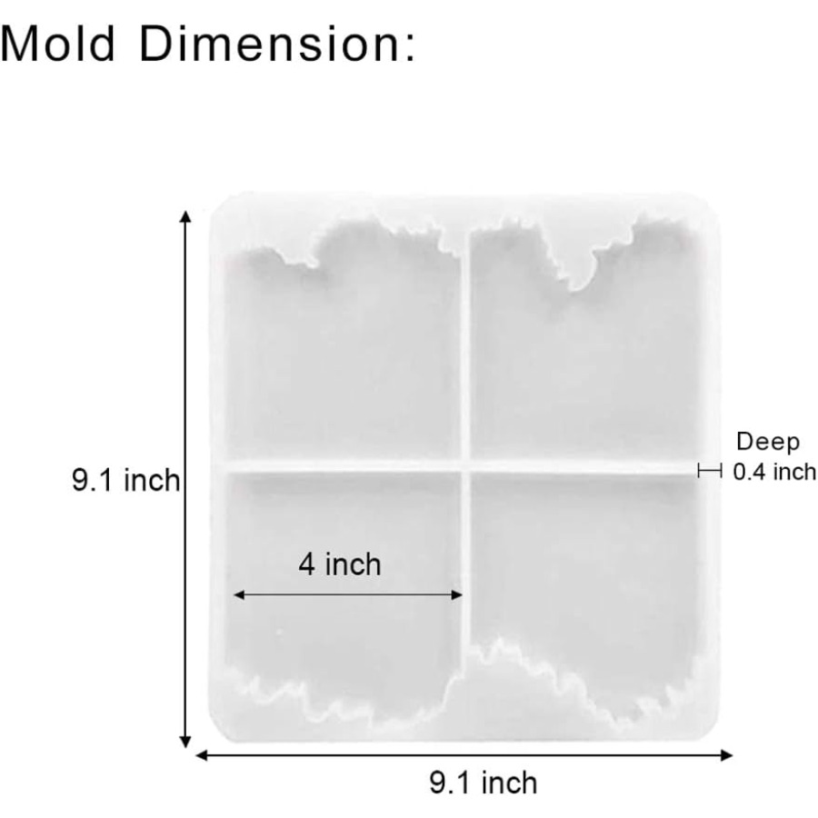 Okyanus Dalgası Bardak Altlığı - Resin Ocean Wave Mold incelemesi ve fiyatı