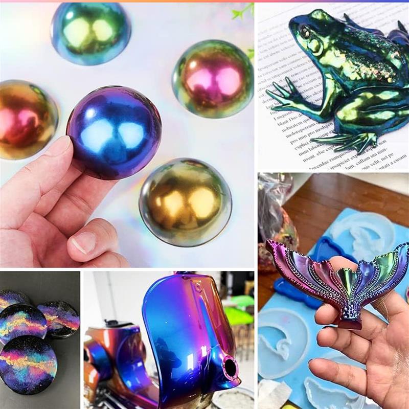 3g ayna chamemunlar reçine Pig - Resin Pigment Set incelemesi ve fiyatı