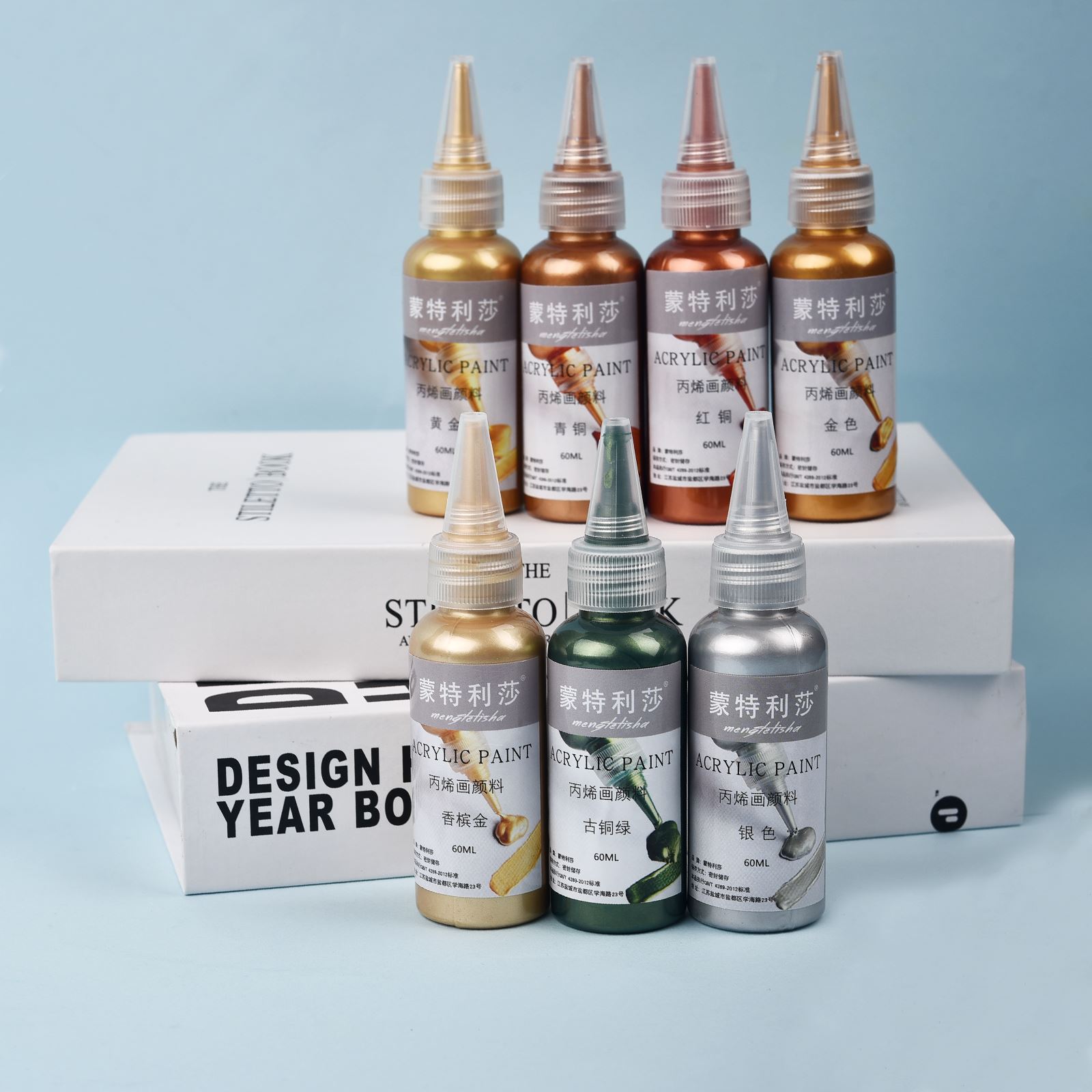 7 renk 60ml/şişe metalik pearl - Resin Pigment Set incelemesi ve fiyatı