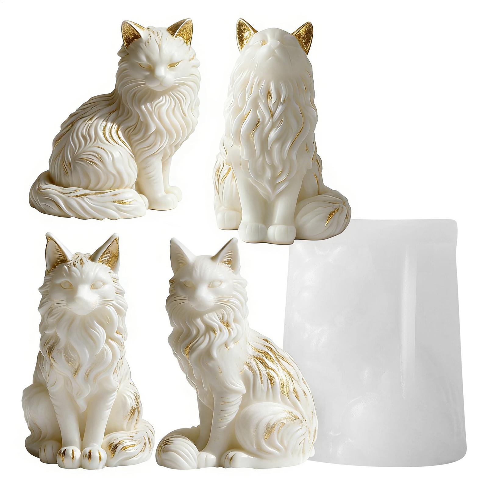 Kedi Reçine Kalıbı |   Oturan  - Resin Craft Workshop incelemesi ve fiyatı