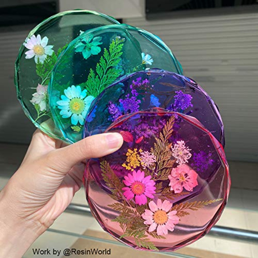 4'lü Paket Bardak Altlığı Kalı - Geode Mold Silicone incelemesi ve fiyatı