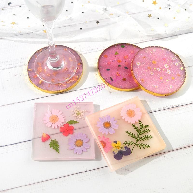 2 Adet Yuvarlak Kare Reçine Ka - Geode Mold Silicone incelemesi ve fiyatı