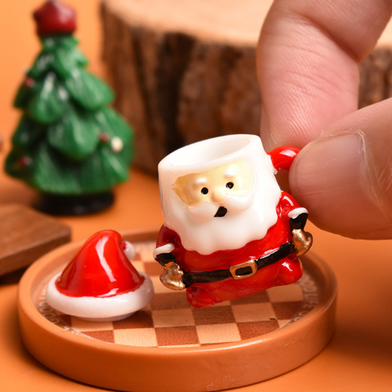 Mini Noel Baba Çay Fincanı Süs - Resin Craft Supplies incelemesi ve fiyatı