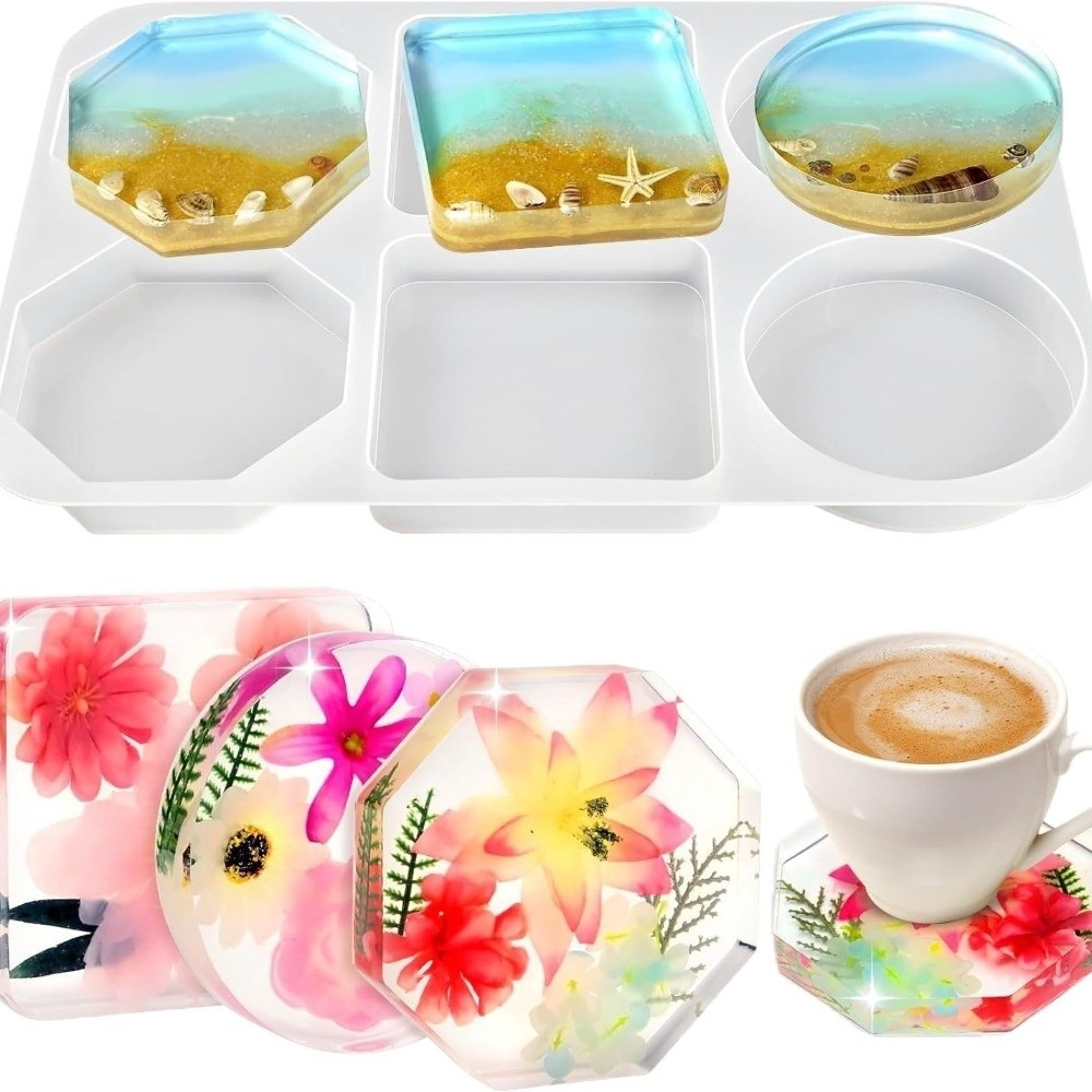 Yaratıcı Bardak Altlıkları Sil - Coaster Mold Round incelemesi ve fiyatı