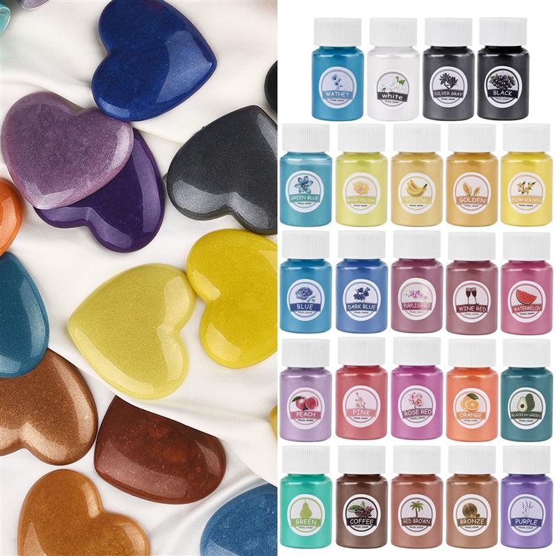 24 renk epoksi reçine boya mik - Resin Pigment Set incelemesi ve fiyatı