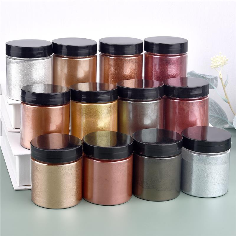 50g pırıltılı metalik altın gü - Resin Pigment Set incelemesi ve fiyatı