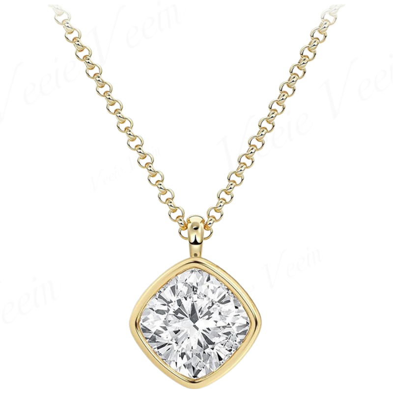 Veeie Veein Jewelry 3 karat Dü - Bezels Set Pendant incelemesi ve fiyatı
