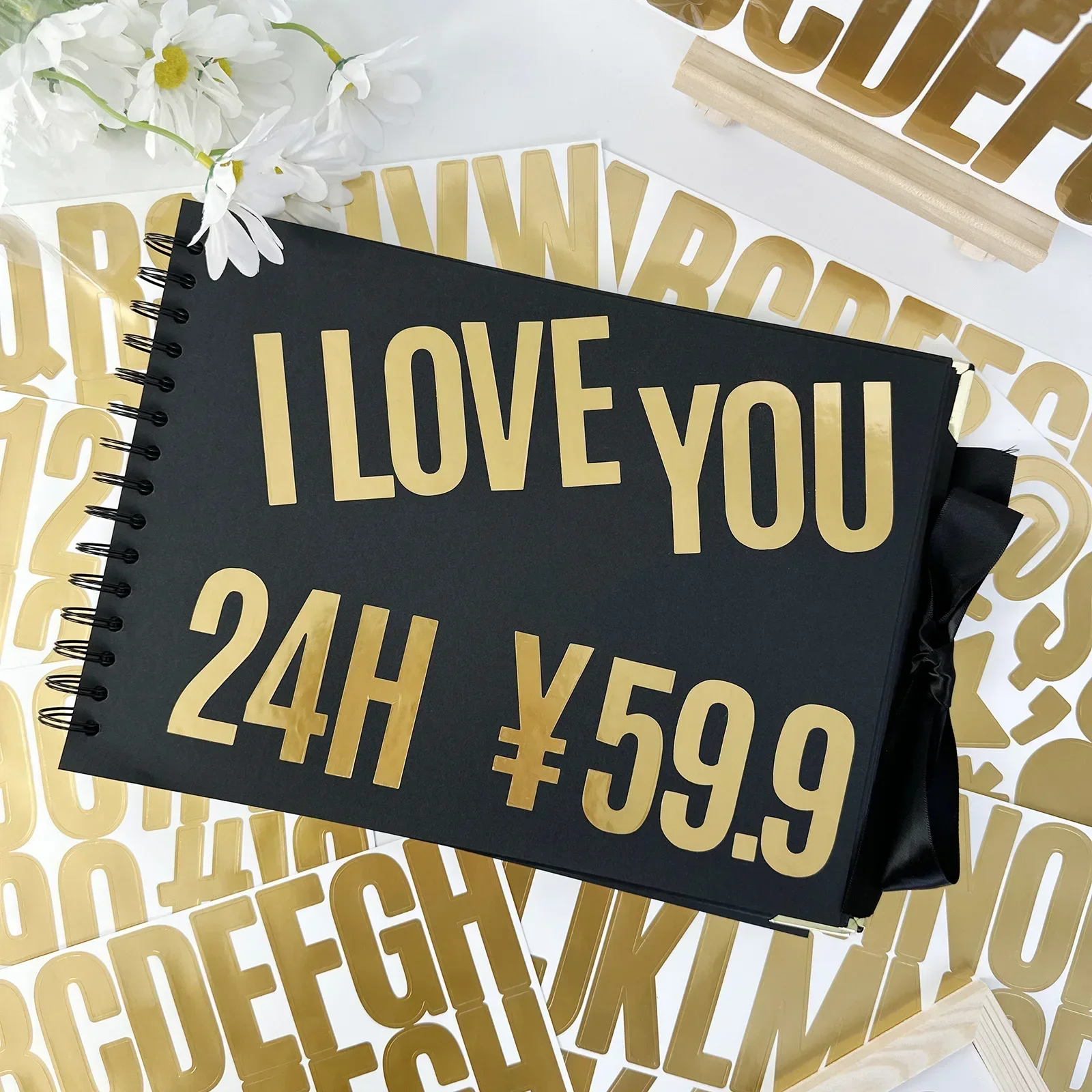 100 Adet 6 Yaprak Altın Mektup - Gold Foil Flakes incelemesi ve fiyatı