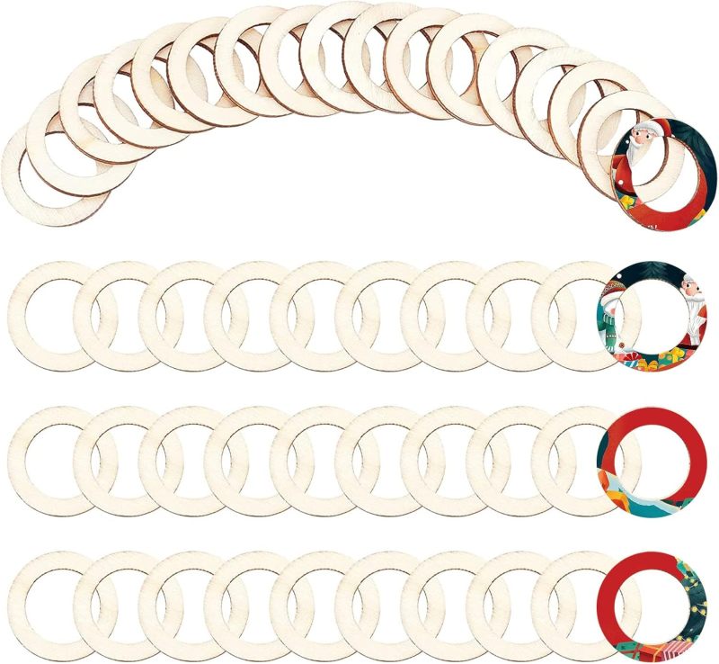 100 adet 30mm doğal ahşap halk - Wood Ring Blank incelemesi ve fiyatı