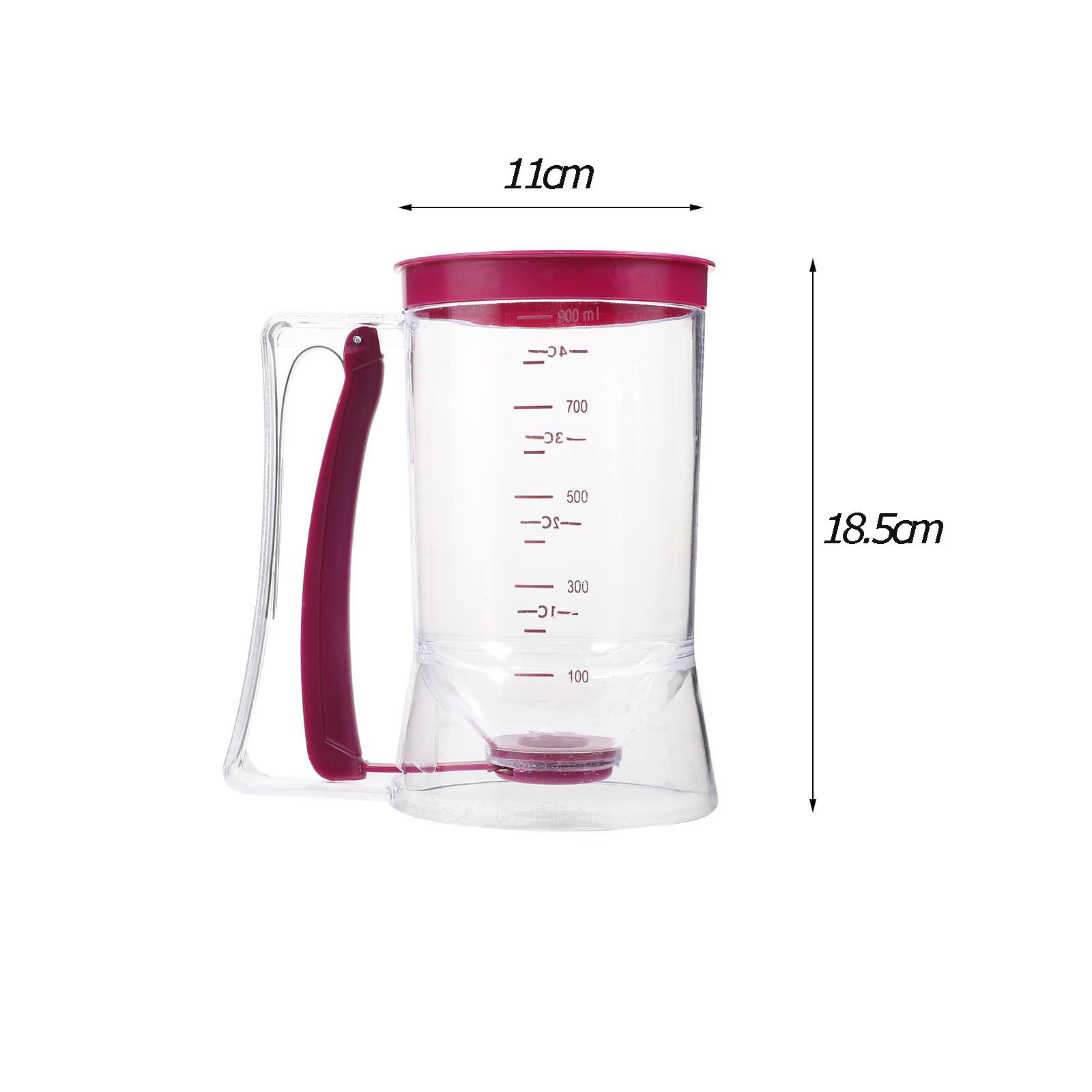 900 ml Hamur Dağıtıcı, Ölçü Et - Mixing Cup Silicone incelemesi ve fiyatı