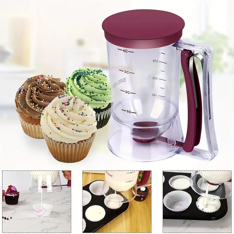 900 ml Hamur Dağıtıcı, Ölçü Et - Mixing Cup Silicone incelemesi ve fiyatı