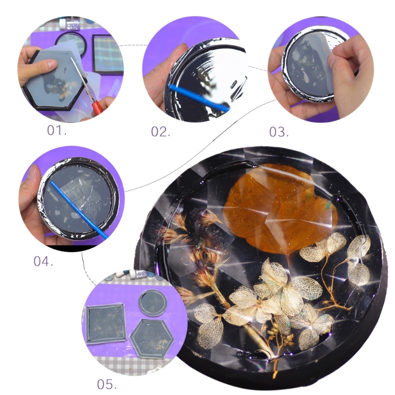 Holografik silikon kakma gökku - Resin Ocean Wave Mold incelemesi ve fiyatı