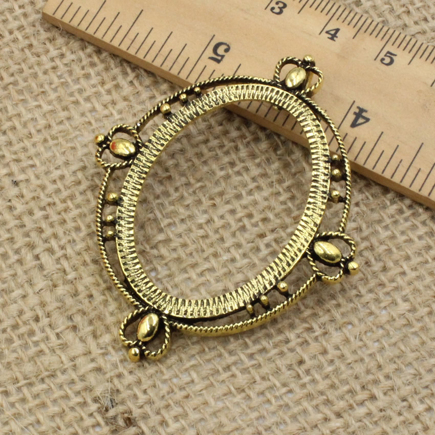Fit 30x40mm Oval Cabochon Anti - Bezels Set Pendant incelemesi ve fiyatı