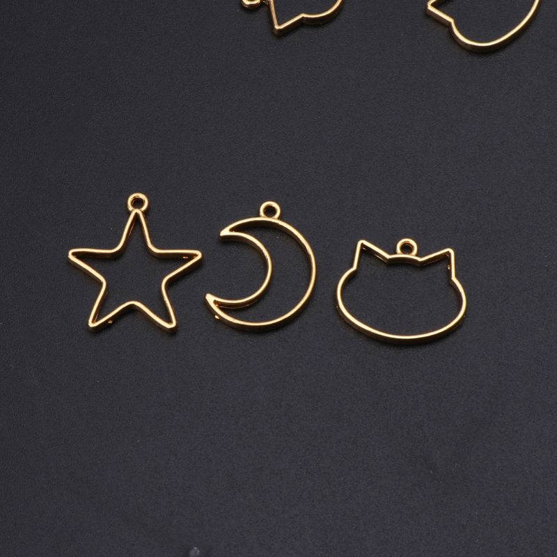 90 parça Mini geometrik çerçev - Bezels Set Pendant incelemesi ve fiyatı