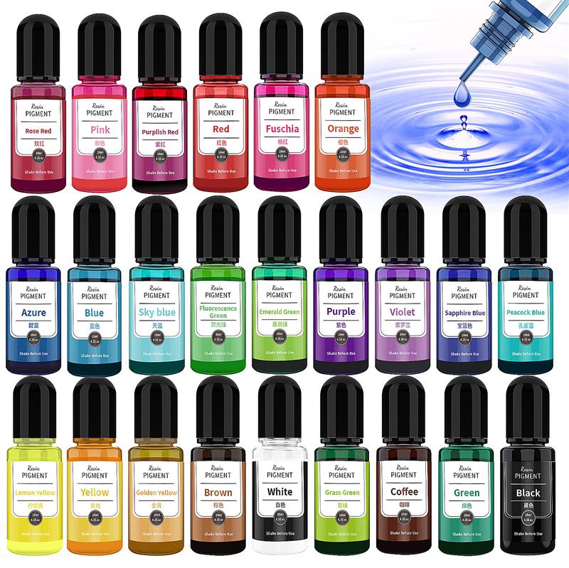 24 Renk 10ml/Şişe Epoksi Reçin - Resin Dye Alcohol incelemesi ve fiyatı