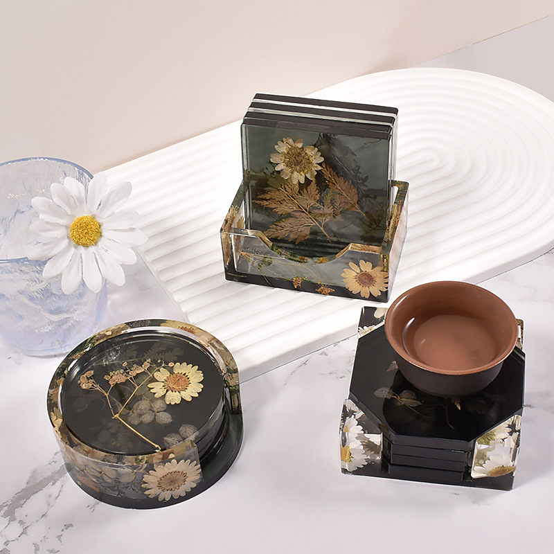 Silikon bardakaltı saklama kut - Coaster Mold Round incelemesi ve fiyatı